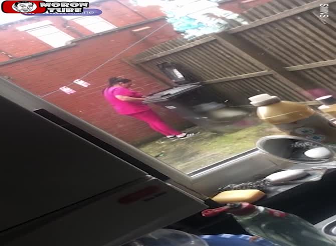 Video :Warning disturbing -A 48-year-old lady was seen striking a cat with a brick